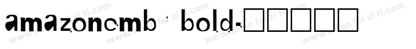 amazonembr bold字体转换